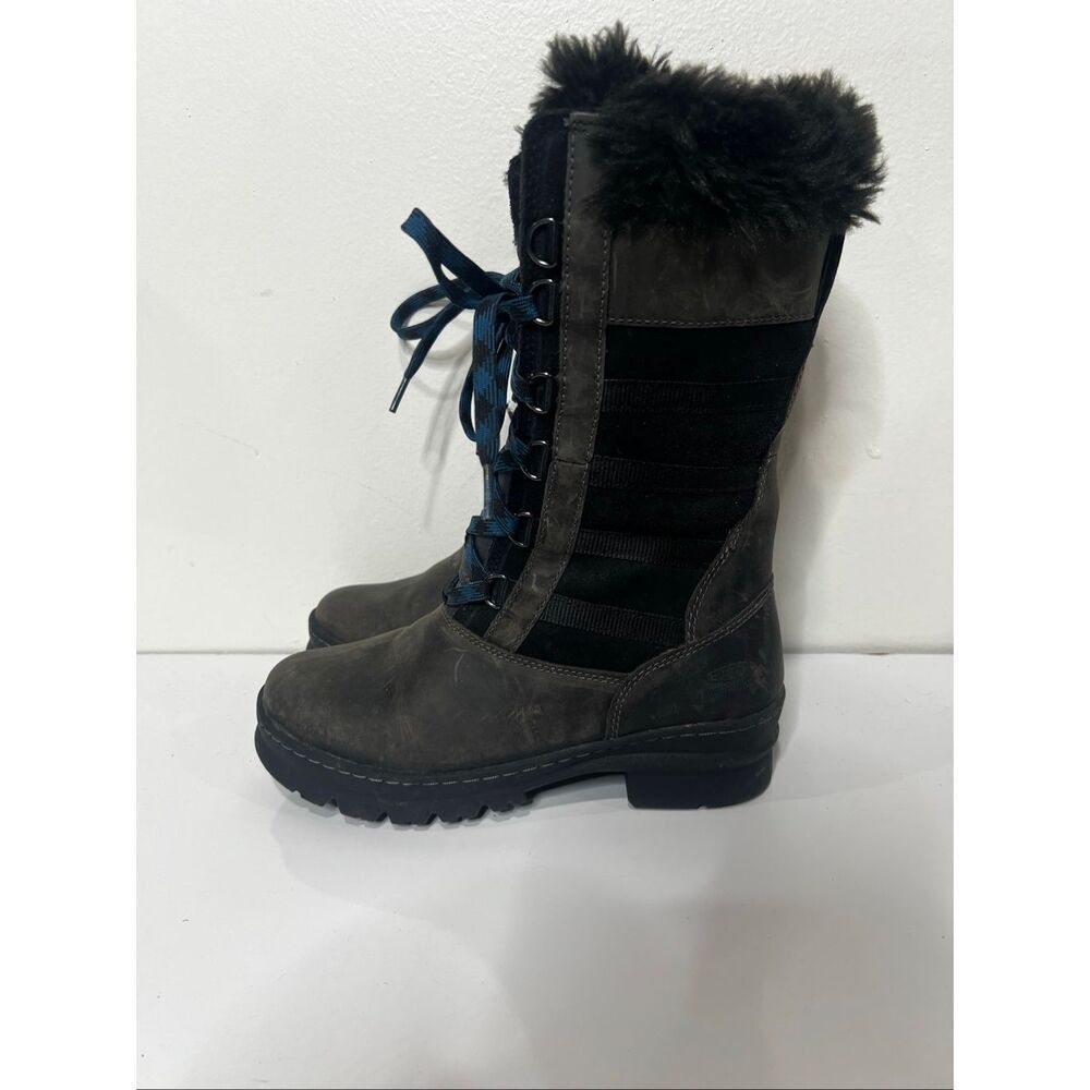 Keen Wapato Tall Waterproof Leather Winter Boots Sz 6 Exc cond